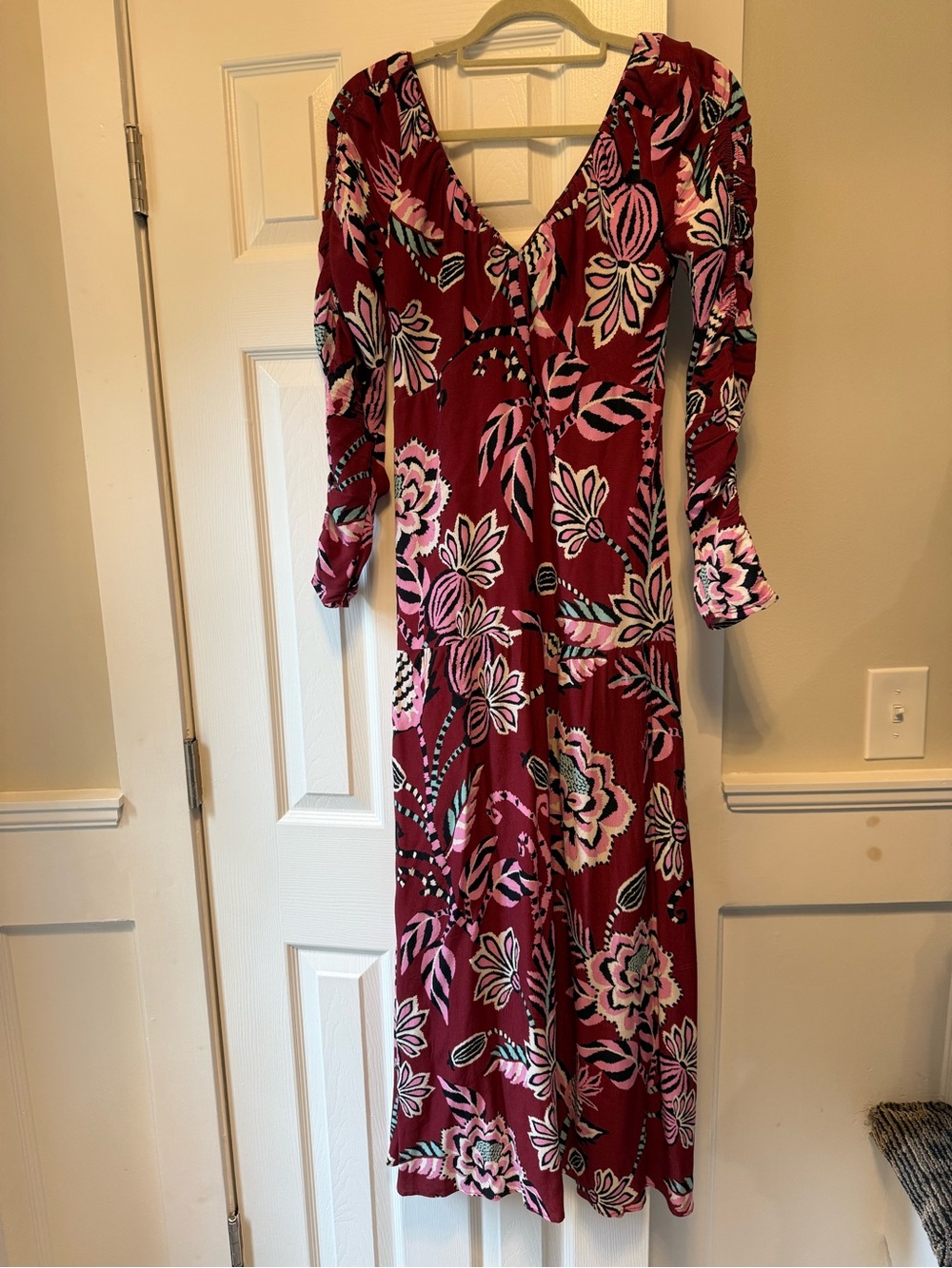 Farm Rio Pineapple Maxi Dress Size Small EC1